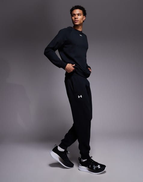 Under Armour Rival fleece joggers in black