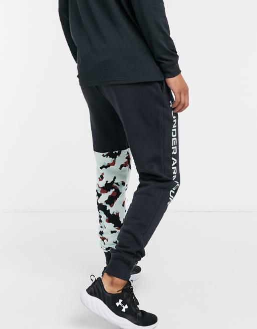 Under Armour Rival fleece joggers in camo ASOS