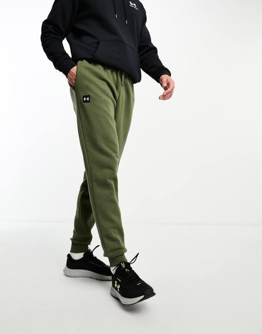 Under Armour Rival Fleece joggers in green