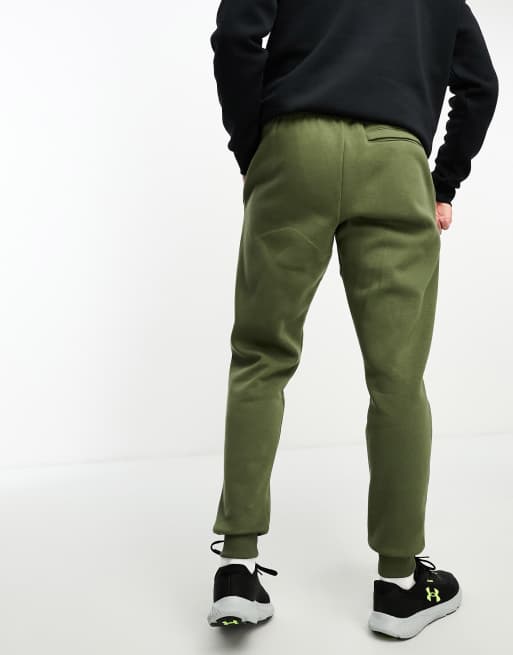 Under armour rival fleece best sale joggers green