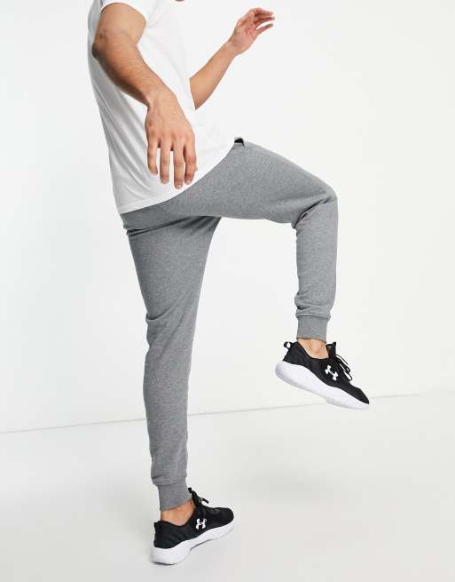 Men's Grey Under Armour Gym Fleece Joggers