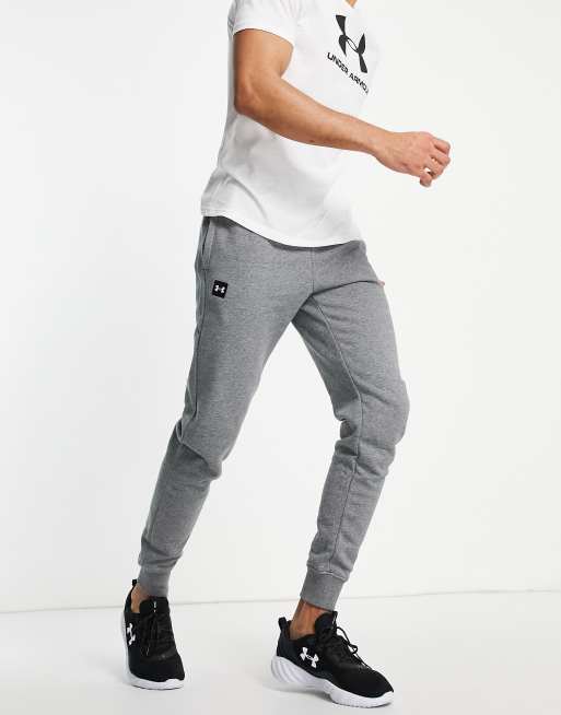 Ua rival fleece fitted on sale joggers