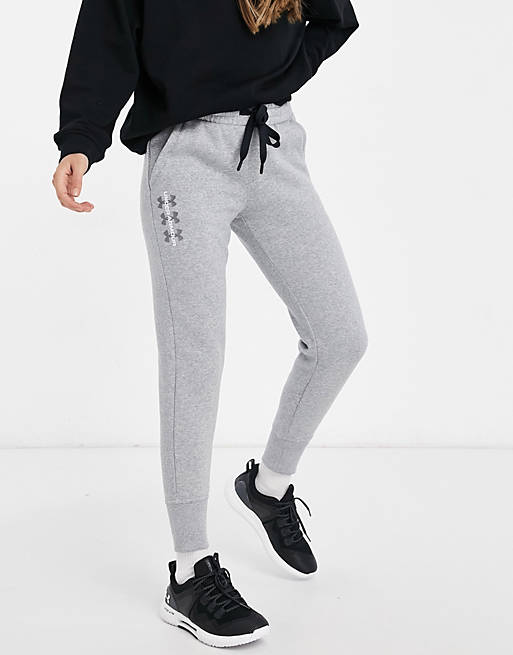 Tracksuits Under Armour Rival fleece joggers in grey 