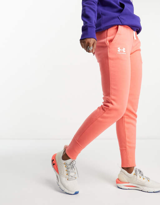 Ua rival fleece outlet logo joggers