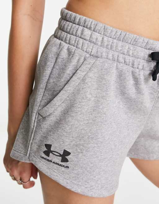 Under armour terry fleece hot sale shorts