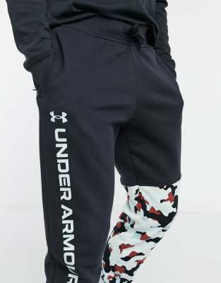 under armour rival fleece camo jogger