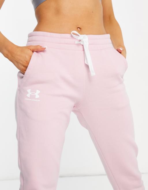 Pink under armour hot sale pants