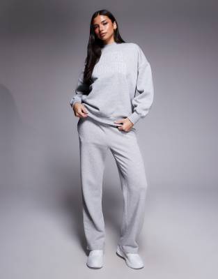 Under Armour - Rival - Gerade geschnittene Jogginghose in meliertem Hellgrau