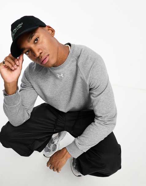 Under Armour – Rival – Grå sweatshirt i fleece - view 1