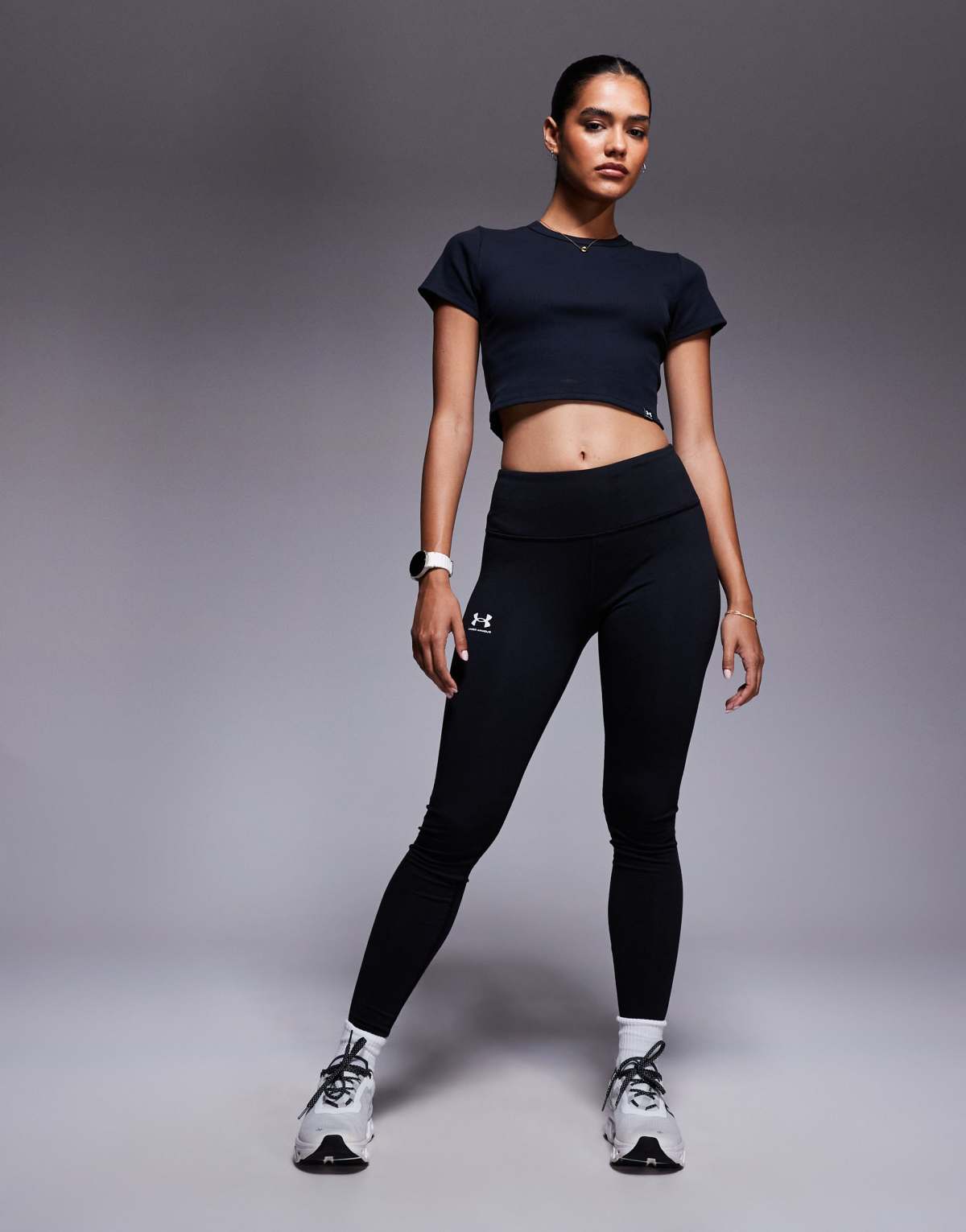 Under Armour Rival leggings in black