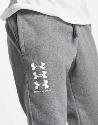 men's ua rival fleece multilogo joggers