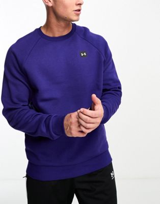Under Armour Rival fleece crewneck sweatshirt in navy - ASOS Price Checker