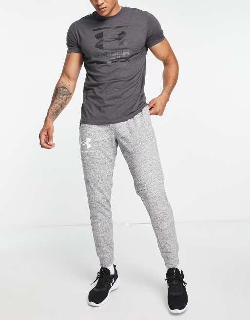 Under Armour Rival terry jogger in light grey