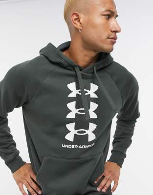 khaki under armour hoodie