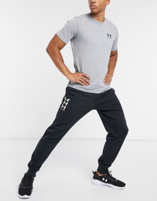 under armour black sweatpants