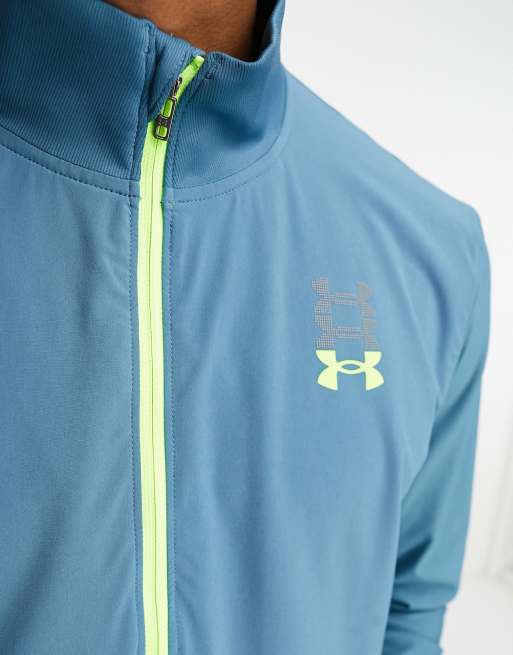 Under Armour Run Anywhere pullover in blue