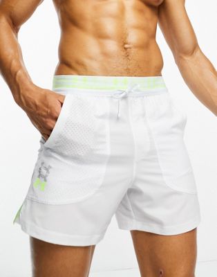 Under Armour co-ord Run Anywhere shorts in white - ASOS Price Checker