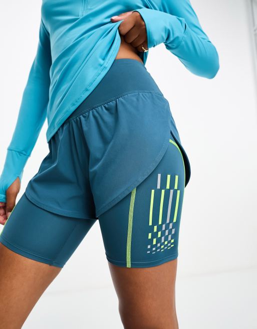 Under Armour Run Anywhere shorts in navy