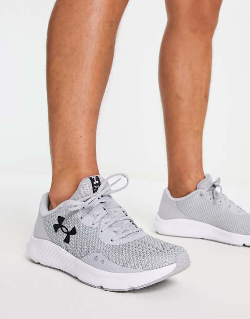 Grey under deals armour running shoes