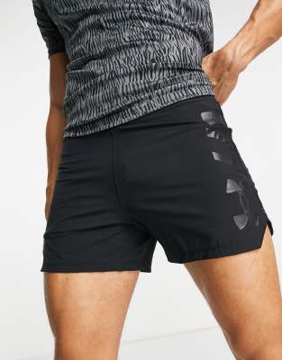 Under Armour Run Speed Pocket 5'' shorts in black - ASOS Price Checker