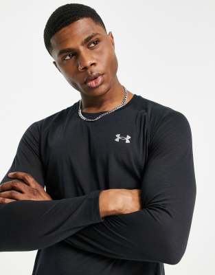 Under Armour Run Streaker long sleeve top in black - ASOS Price Checker