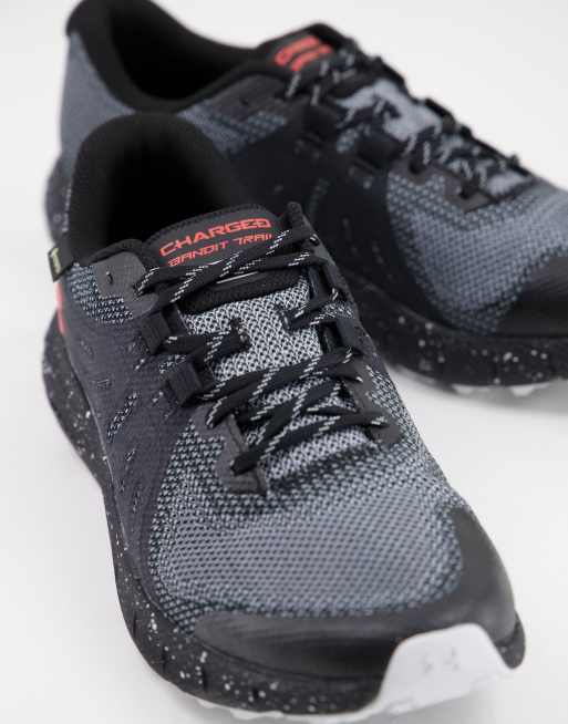 Under Armour Running Charged Bandit Trail GoreTex trainers in black