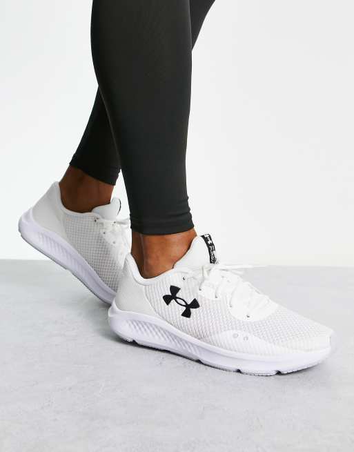 Under Armour Running Charged Pursuit 3 trainers in white