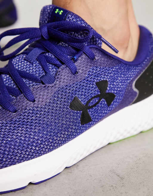 Under Armour Running Charged Rogue 3 knitted trainers in blue