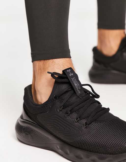 Under armour charged black hotsell