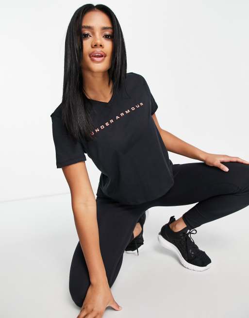 Under Armour - Running Chroma - T-shirt - Noir