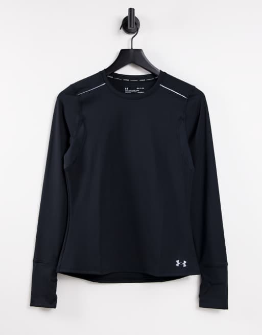 Under Armour – Running Empowered – Langärmliges Oberteil in Schwarz