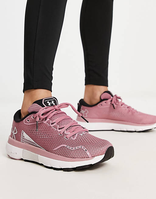 Under Armour Running HOVR Infinite 5 trainers in pink | ASOS