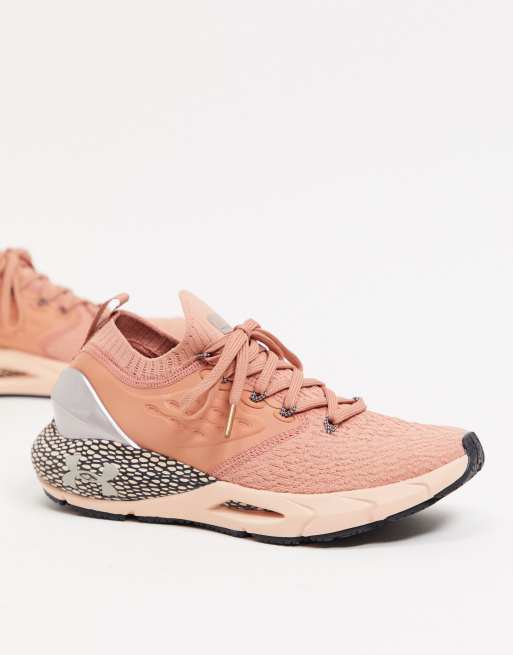 under armour hovr strt trainers in rose gold