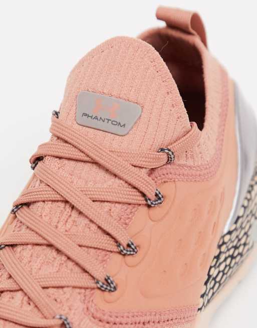 Rose gold 2024 under armour shoes