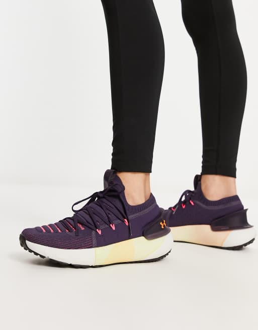 Pink and purple hot sale under armour shoes