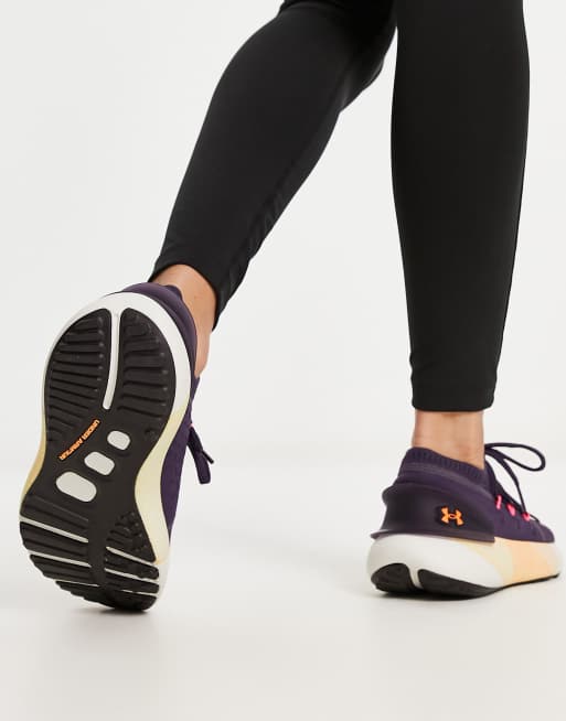 Pink and purple hot sale under armour shoes