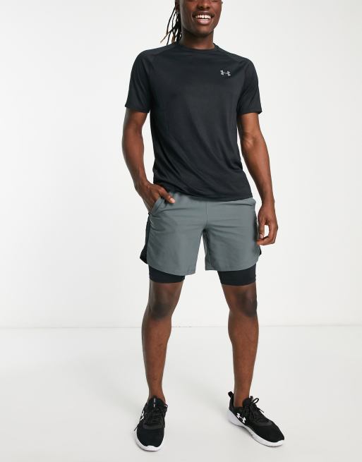 Under Armour HeatGear Armour Short Sleeve Training Top, Carbon