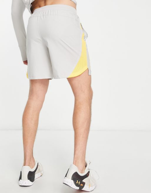 Under Armour co-ord Run Anywhere shorts in white