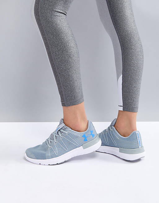 Under Armour Running Speedform Fortis Trainers In Grey And Purple | ASOS