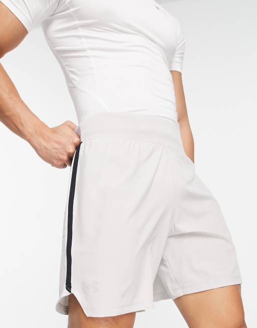 Under Armour Running Speedpocket 7 inch shorts in grey ASOS