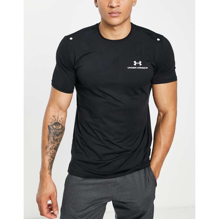 Mens Under Armour black Rush Performance T-Shirt