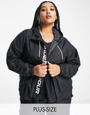 Women's plus size under best sale armour jacket