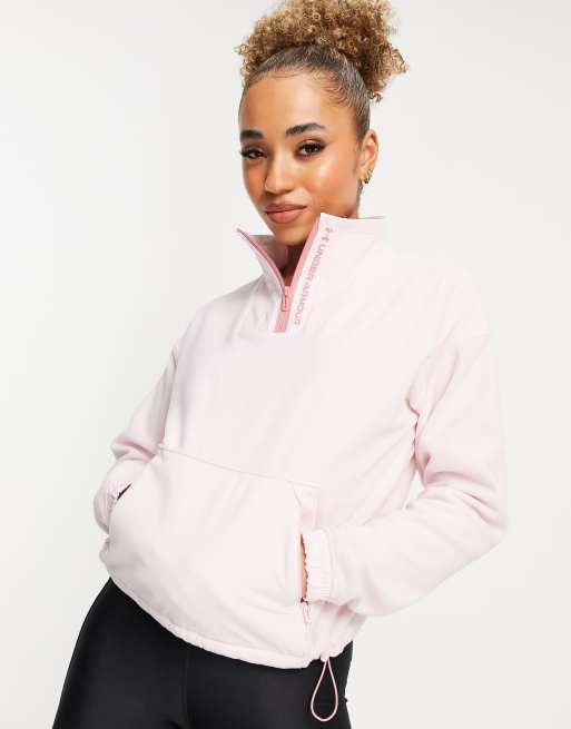 Under armour sales pink fleece