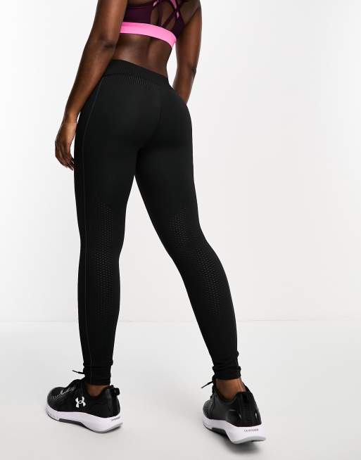 Under Armour Rush seamless ankle leggings in black