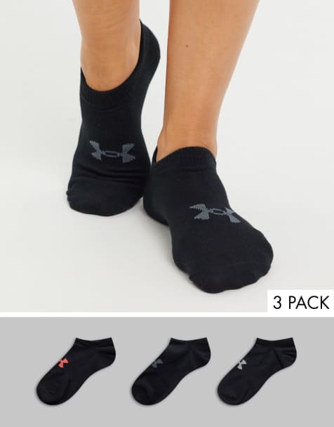 Under Armour – Schwarze Socken, 3er Pack