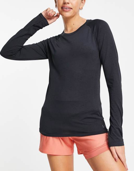 Under armour running shirt long outlet sleeve