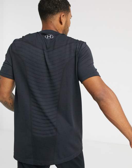 Under armour Wave Short Sleeve T-Shirt Seamless Black