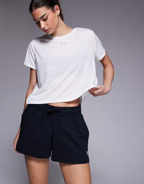 Under Armour - Short en tissu éponge - Noir - view 1