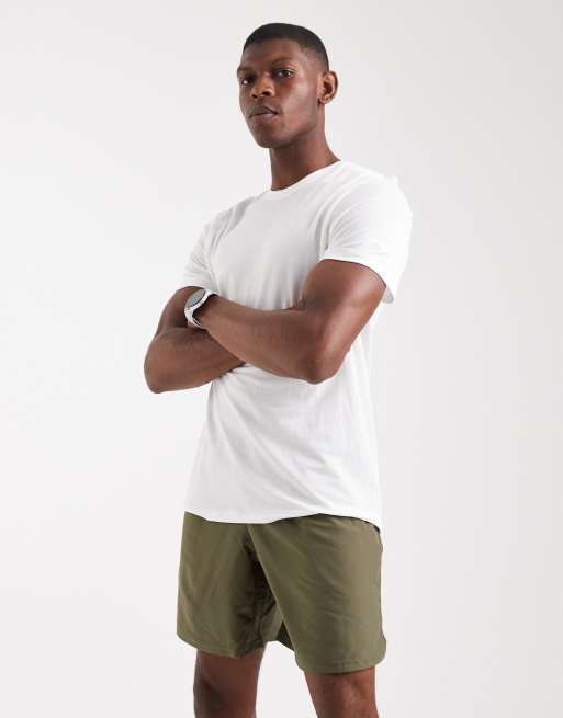 Under Armour – Shorts aus Tech-Webstoff in Marinegrün mit Markenlogo, 2 von 4