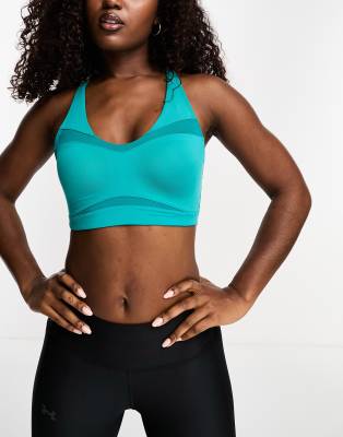 Under Armour SmartForm Evolution mid support sports bra in green - ASOS Price Checker